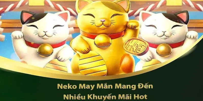 Lucky Neko – một trong những slot game chủ đề mèo thần tài nổi bật nhất tại V9BET.