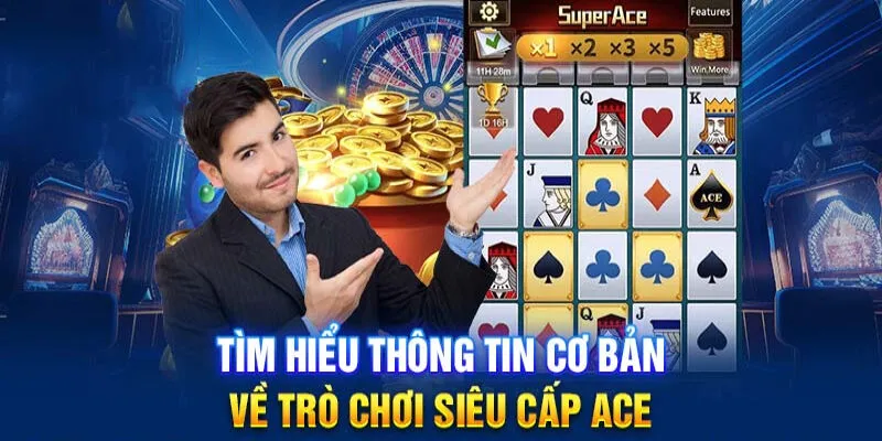 Giao diện hoàng gia của slot Super Ace nổ hũ trên V9Bet